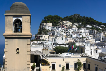 Italien, Capri, historische Altstadt, Glockenturm - WEF000413