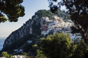 Italien, Capri, Blick auf die historische Altstadt - WEF000414