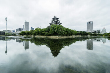 Japan, Hiroshima, Nakajima-cho, Blick auf den Palast - THAF001468