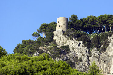 Italy, Capri, Anacapri, watch tower Torre della Guardia - WEF000425