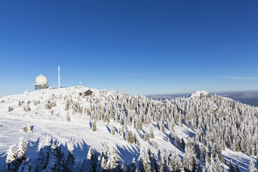 Deutschland, Bayern, Blick auf Radom am Großen Arber, Zwieselhütte im Bayerischen Wald - FOF008363