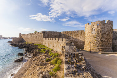 Greece, Rhodes, old town, city wall and Paul bastion - WDF003407