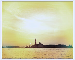 Italien, Venedig, San Giorgio Maggiore, Kirche, Sonnenaufgang - MEMF000918