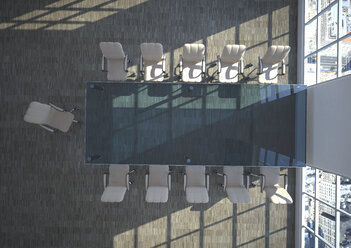 Empty conference room seen from above, 3D Rendering - ALF000659