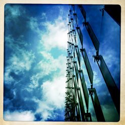 France, Paris, glass front of a building - JUNF000472