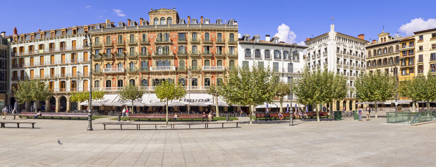 Spain, Navarra, Pamplona, Plaza del Castillo, Cafe Iruna - LAF001586