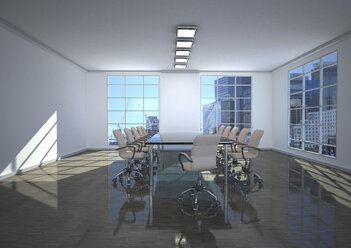 Empty conference room, 3D Rendering - ALF000662