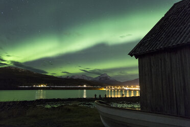 Norway, Troms, Northern lights - STSF000975