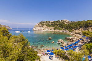 Greece, Rhodes, Anthony-Quinn-Bay near Ladiko - WDF003448