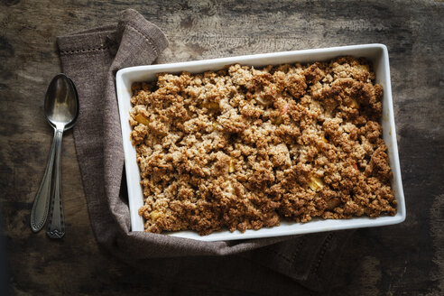 Streusel mit Apfel, Birne und Quitte in Auflaufform - EVGF002532