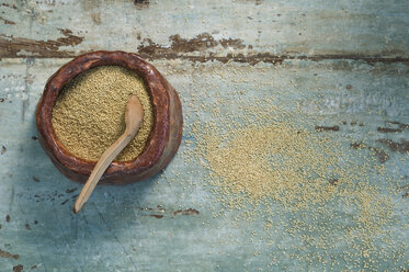 Amaranth in bowl, spoon - ASF005790