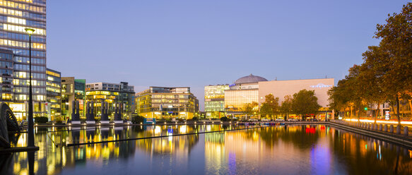 Germany, Cologne, Media park in the evening - WG000788