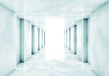 Korridor, 3D-Rendering - CMF000341