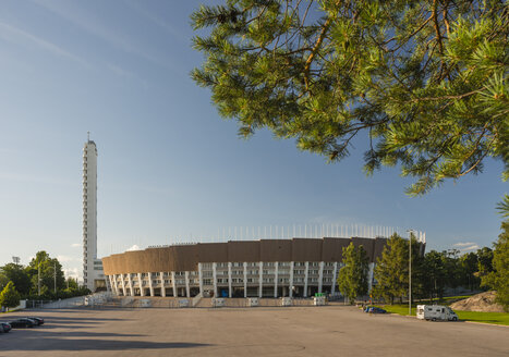 Finnland, Helsinki, Blick auf das Olympiastadion - JB000271