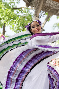 Mexiko, Jalisco, Xiutla-Tänzerin, folkloristische mexikanische Tänzerin - ABAF001954