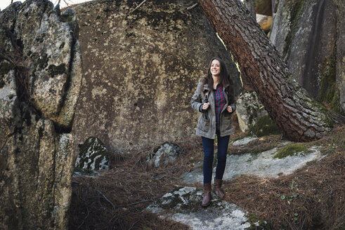 Woman walking on hiking trail - KIJF000062