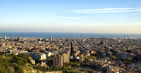 Spain, panoramic view of Barcelona - KIJF000070