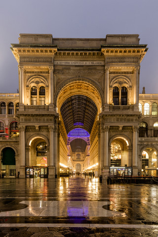 Italien, Mailand, Galleria Vittorio Emanuele II, lizenzfreies Stockfoto