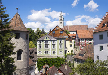 Deutschland, Oberstadt, Schloss und Pfarrkirche Meersburg - SIE006909