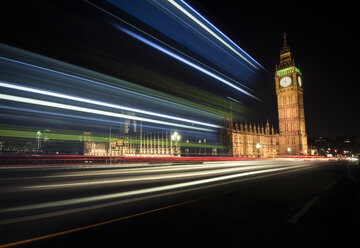 UK, London, Big Ben bei Nacht - STCF000129