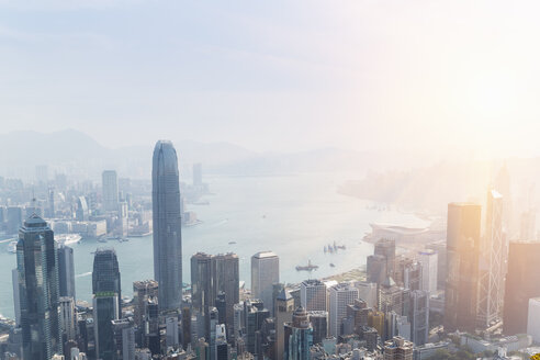 China, Hongkong, Victoria Harbour und Kowloon - HSIF000398