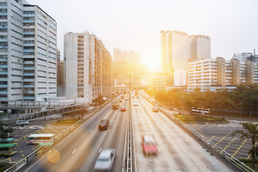 China, Hong Kong, Traffic in Central Hong Kong - HSIF000407