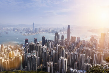 China, Hongkong, Victoria Harbour und Kowloon - HSIF000410