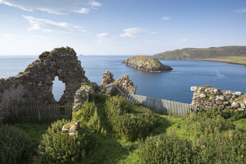 Vereinigtes Königreich, Schottland, Isle of Skye, Duntulm castle, Burgruine - ELF001729