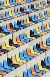 Colorful empty seats, grandstand - GUF000196