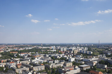 Germany, Leipzig, cityscape as seen from City-Hochhaus - GWF004568