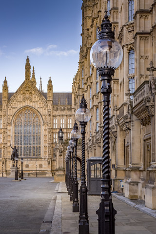 UK, London, alter Palasthof des Palace of Westminster, lizenzfreies Stockfoto