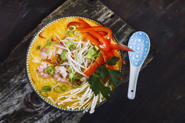 Bowl of Asian curry cocos soup 'Laksa' - SBDF002677