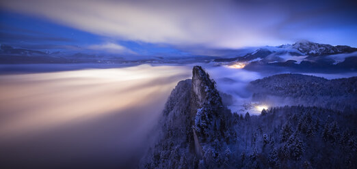 Österreich, Salzburger Land, Hallein, Berchtesgadener Alpen, Klein Barmstein, Panorama - STCF000150