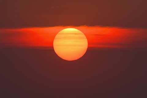 Deutschland, Bayern, Abendsonne, Wolken, lizenzfreies Stockfoto