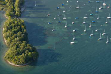 Deutschland, Bodensee, Luftbild, Immenstaad, Vogelinseln bei Dornier Mole - SHF001817