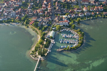 Germany, Lake Constance, Aerial view, Immenstaad, Hythe and marina - SHF001818