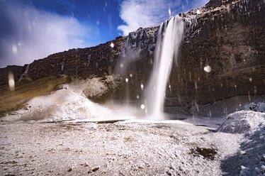 Iceland, Seljalandsfoss Waterfall - SMAF000423