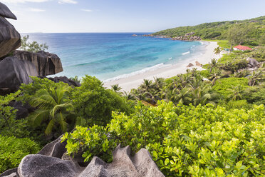 Seychelles, La Digue, East Coast, Grand Anse beach - FOF008434