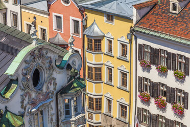 Austria, Tyrol, Innsbruck, Helblinghaus, baroque, stucco facade - WDF003519