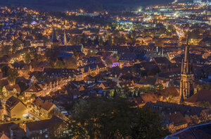 Deutschland, Wernigerode, Stadtbild am Abend - PVCF000764