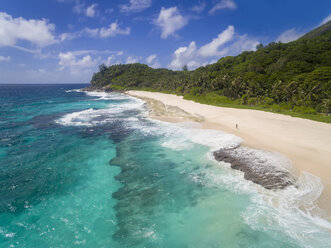 Seychelles, Indian Ocean, Mahe Island, Anse Bazarca, beach - FOF008453