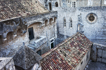 Kroatien, Dalmatien, Dubrovnik, Altstadt, historische mittelalterliche Architektur - ABOF000082