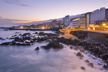 Spain, Canary Islands, Tenerife, Puerto de la Cruz in the morning - RJF000566