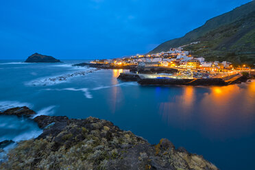 Spain, Canary Islands, Tenerife, Garachico in the evening - RJF000573