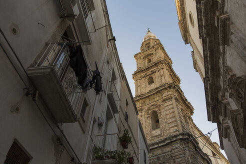 Italy, Apulia, Monopoli, Bell tower - KAF000137