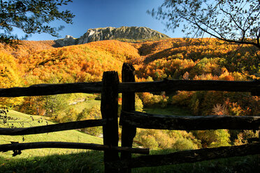 Spain, Asturias, Natural Park of Fuentes del Narcea, Degana and Ibias in autumn - DSGF000944