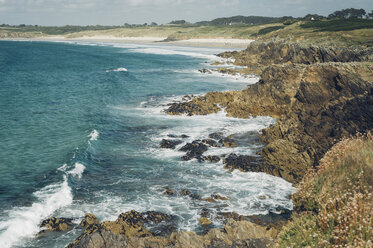 Frankreich, Bretagne, Pointe de Kermorvan, Le Conquet - MJF001813