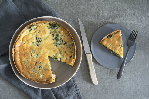Low carb spinach quiche - ECF001846