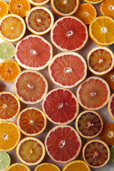 Halves of different citrus fruits - VABF000256