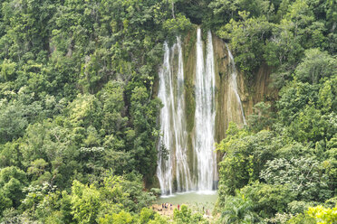 Dominikanische Republik, Samana, Wasserfall in El Limon - PCF000247